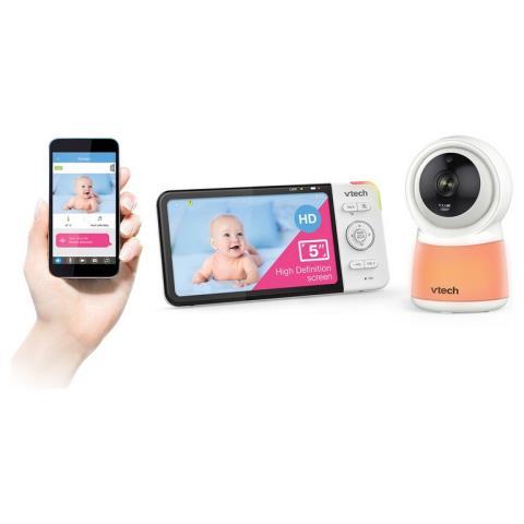 5in smart wifi 1080p baby monitor