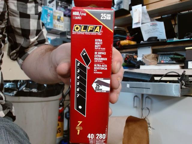 Snap off blades