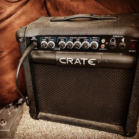 Crate 15 watt guitar amp