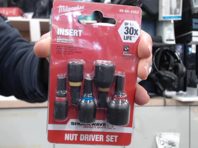 Impactmagnetic nut driver set