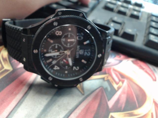 Montre noir meggir