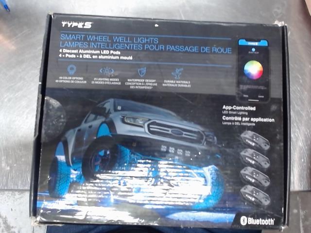 4x lumiere led pour roue de truck