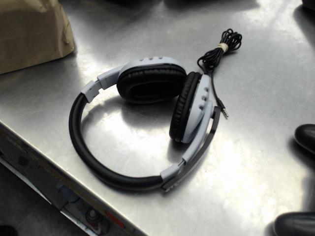 Casque audio avec fil jack blanc