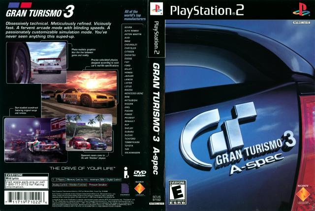 Ps2 gran tourismo 3 a-spec
