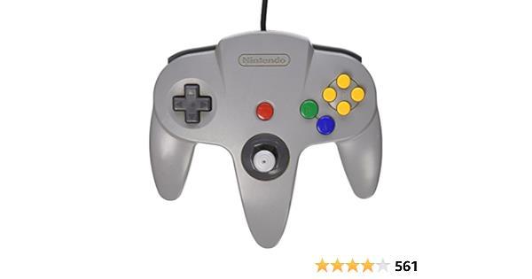 Manette de nintendo 64 grise