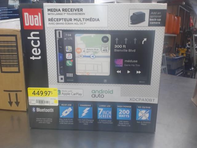 Media receiver ecran + backup camera neu