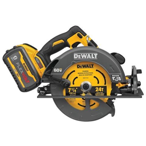 Scie ronde dewalt + batt 60v