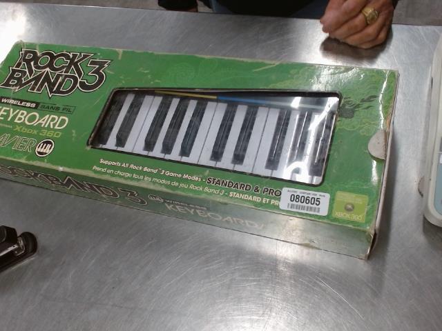 Keyboard for 360 rockband 3