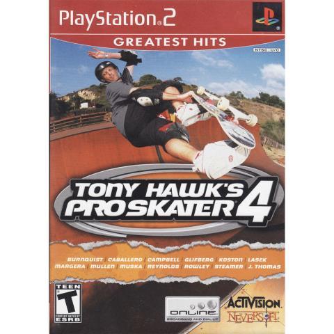 Tony hawks pro skater 4 ps2 greatest hit