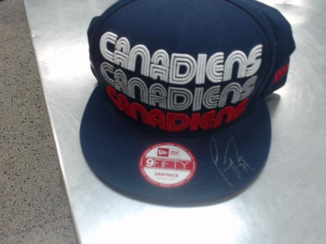 Signed 31 price hat bleu habs