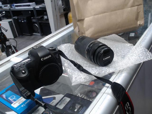 Camera canon 6d + lentille 75-300mm+2bat