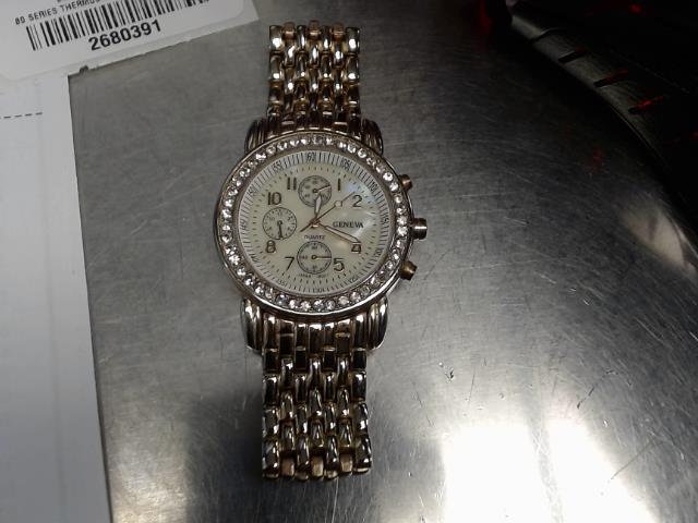 Montre femme geneva full gold