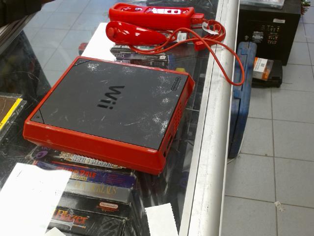 Console nintendo wii rouge+man+fils