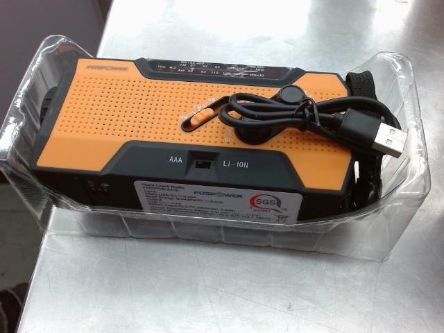 Emergency weather radio