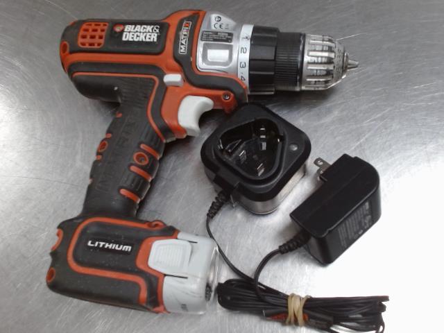 Drill black decker 12v av charge