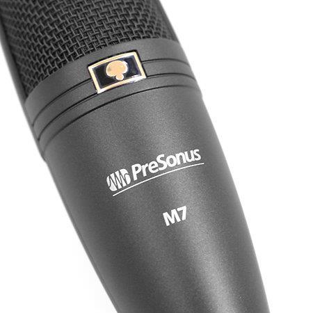 Micro presonus gris avec cable xlr