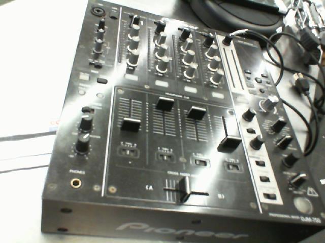 Digital dj mixer noir