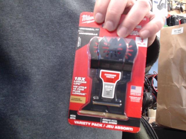 Metal blade variety pack