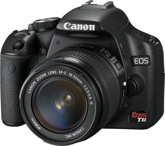 Camera canon t1i + 18-55mm lens
