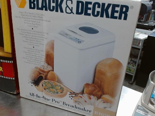 Black decker B1650 Bread maker black decker