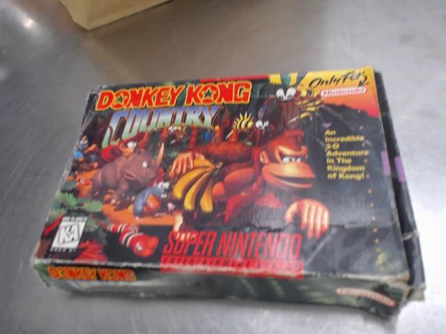 Donkey kong country nes boite et manual