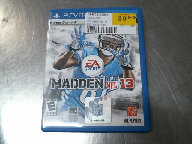 Madden nfl 13