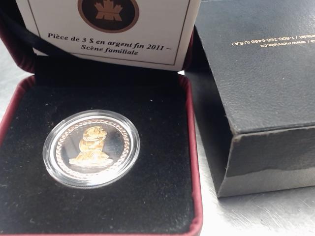 2011 $3 fine silver coin
