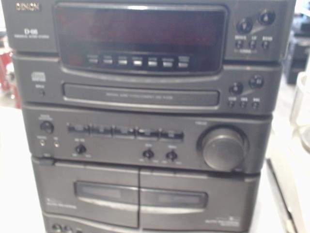 Workig radio denon casset player cd