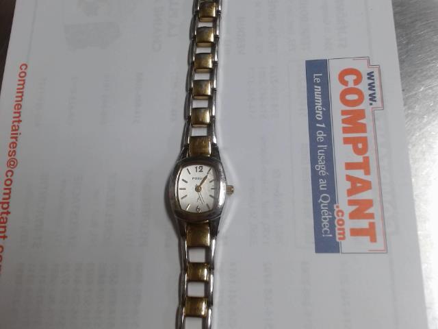 Montre fossil stainless dore