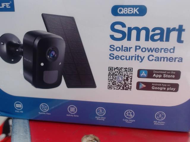 Security camera solar powered