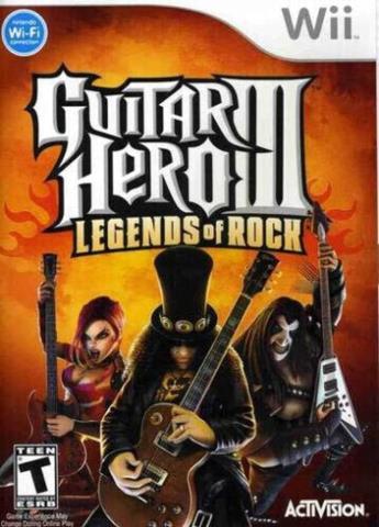 Wii game guitar hero 3 legends of rock