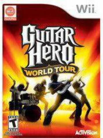 Wii game guitar hero world tour