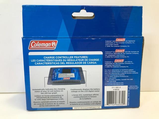 Coleman charge solaire de 30 amperes de