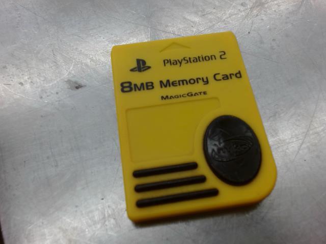 Carte mmoire ps1 jaune