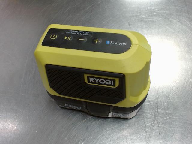 Compact bluetooth speaker ryobi+batt 1.5