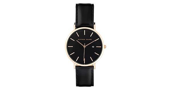 Montre stainless noire open heart