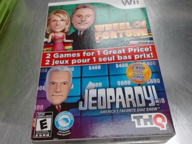 Wheel of fortune+jeopardy bundle wii