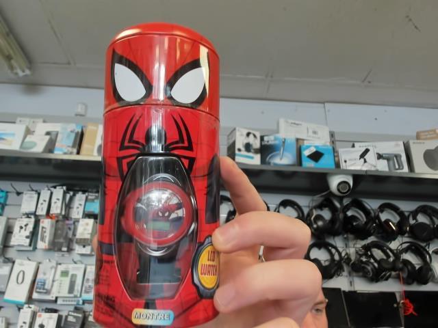 Montre pour enfant spider man rouge