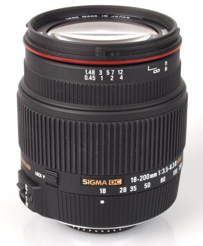 Lens 18-200 f3.5-6.3 sigma