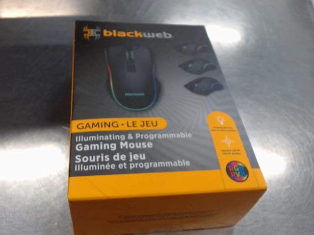 Souris de jeu illumine et programmable