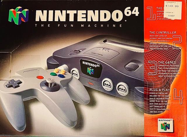 Nintendo 64 in open box avec tout acess