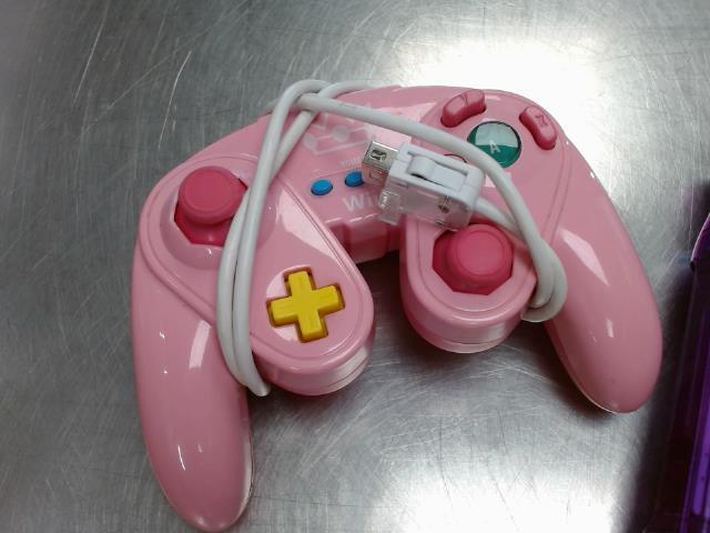 Manette gc pour wii rose