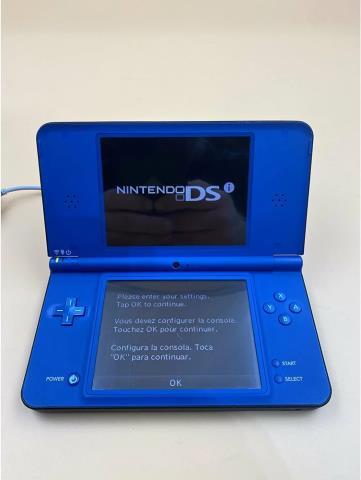 Nintendo ds xl bleu avec charger