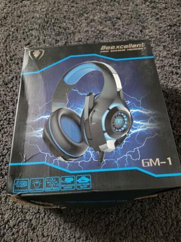 Casque de gaming dans boite