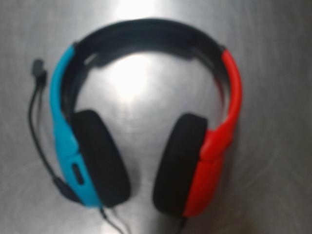 Headset de gaming pour switch bleu/rouge