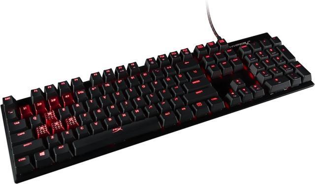 Keyboard gaming noir et rouge
