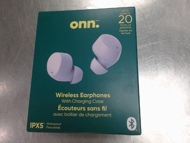 Wireless earphones onn 20h neuf