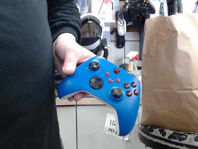 Manette de xbox bleu