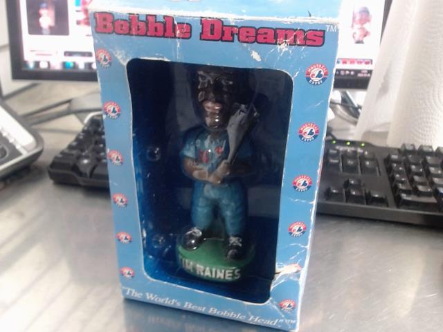 Figurine baseball bobblehead tim raines