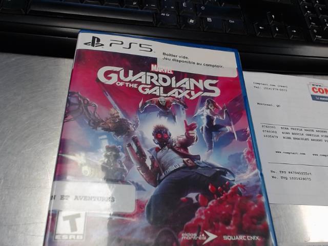 Marvel guardian of the galaxy ps5